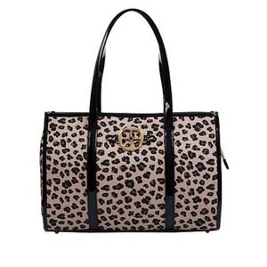 Iman Global Chic Luxury Resort Leopard-Print Tote